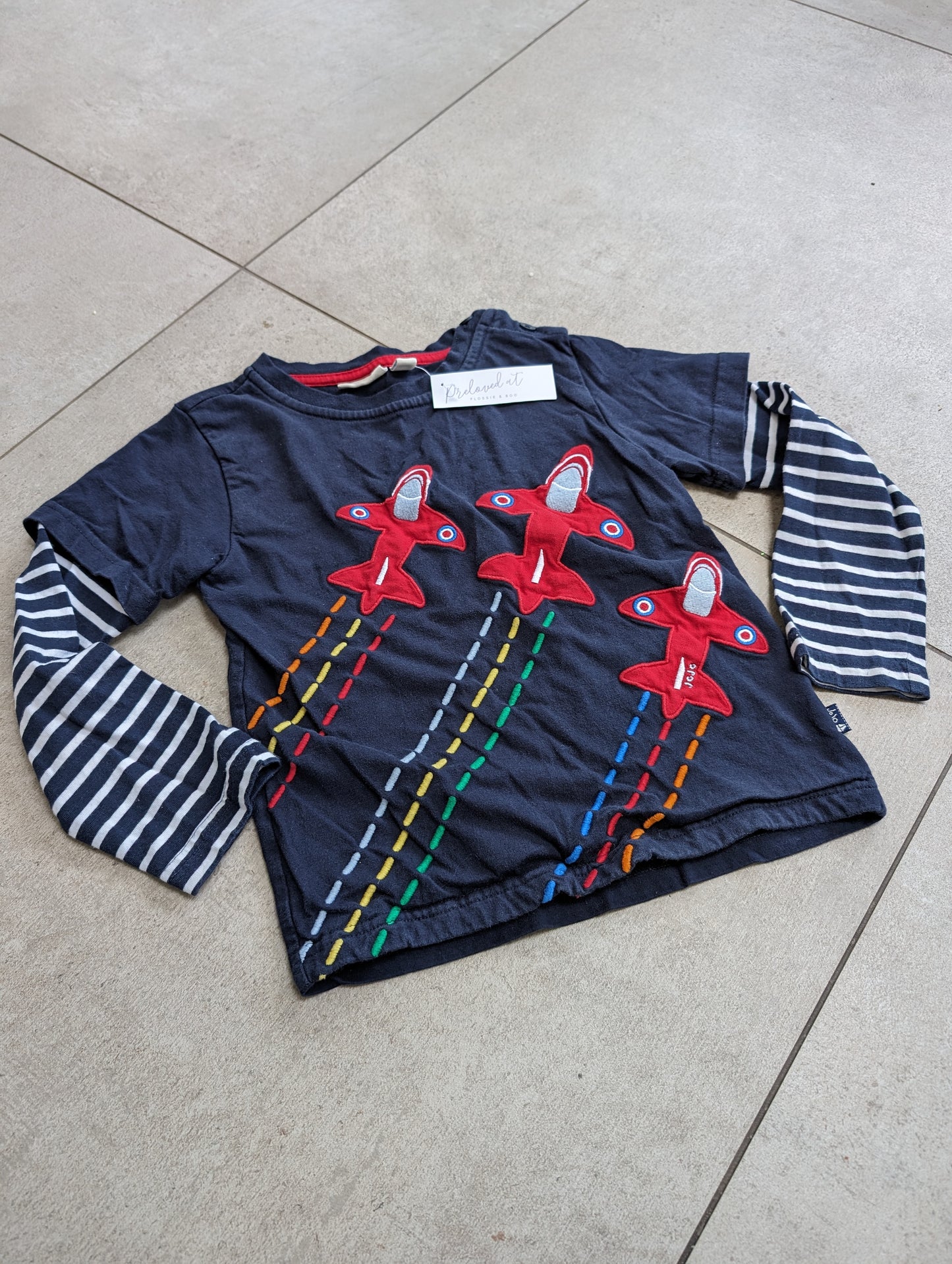 4631106 Jojo Maman Bebe Top 5-6yrs