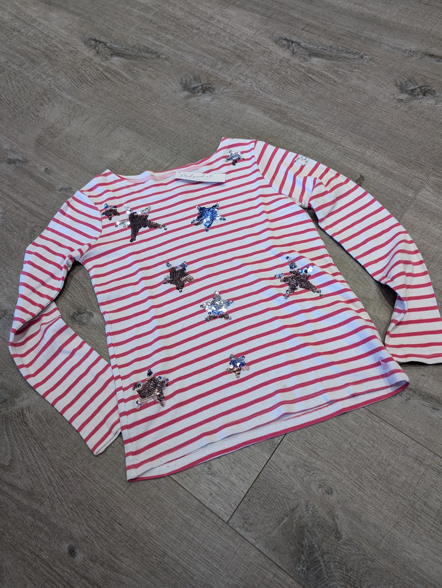 4550803 Joules Long Sleeved Sequin Top 9-10yrs