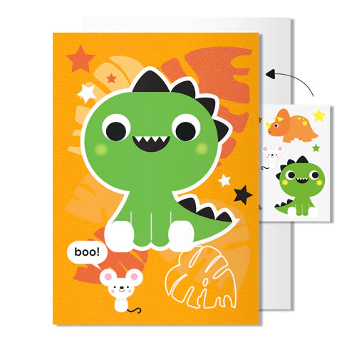 Pango Productions Dinosaur Tattoo Card