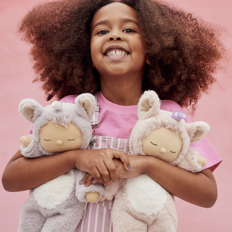 Olli Ella Cozy Dinkums- Unicorn- Sugarpie- Pink