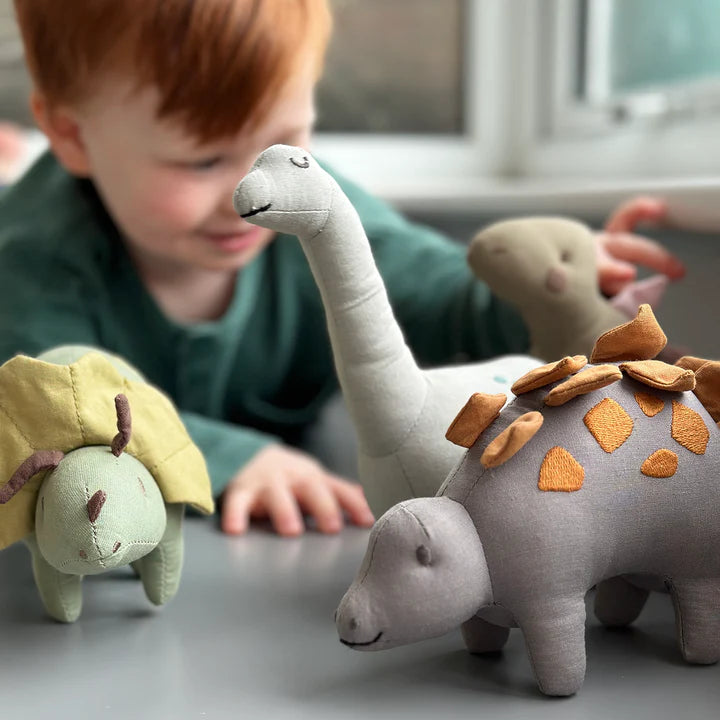 Threadbear Design Ltd. Steggy Linen Dinosaur Toy