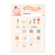 Magic Playbook, Ice Cream Shop Pretend Play Notepad