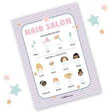 Magic Playbook, Hair Salon Pretend Play Notepad