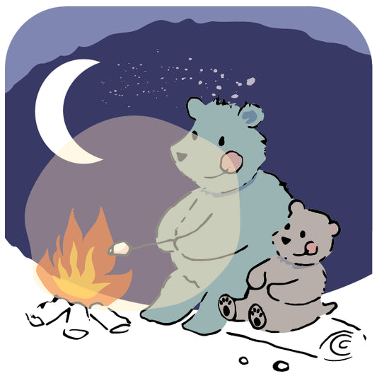 Hanxmade Campfire Bears Card