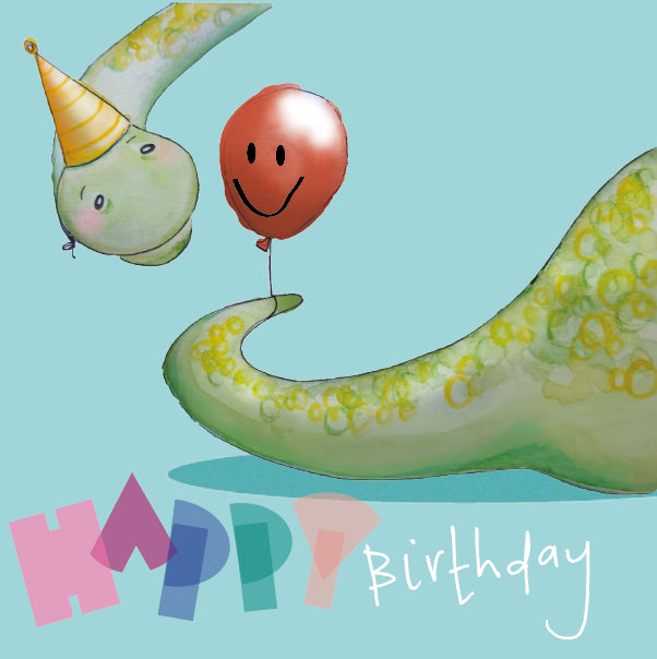Hanxmade Birthday Dinosaur in Hat Card