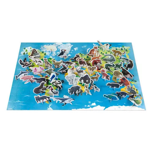 Janod Endangered Animals 3D Puzzle