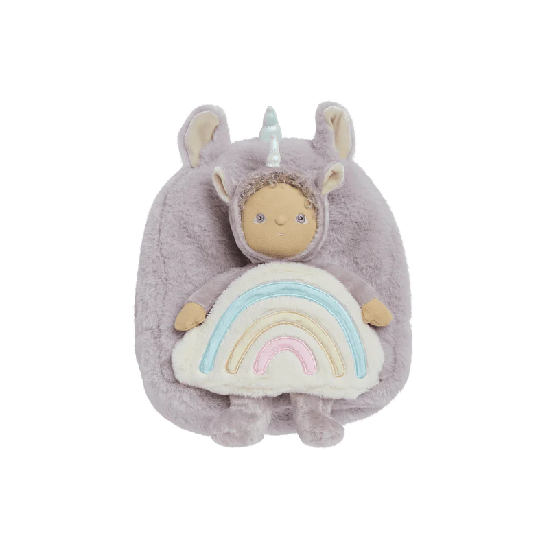 Olli Ella Hopalong Unicorn Backpack- Lilac