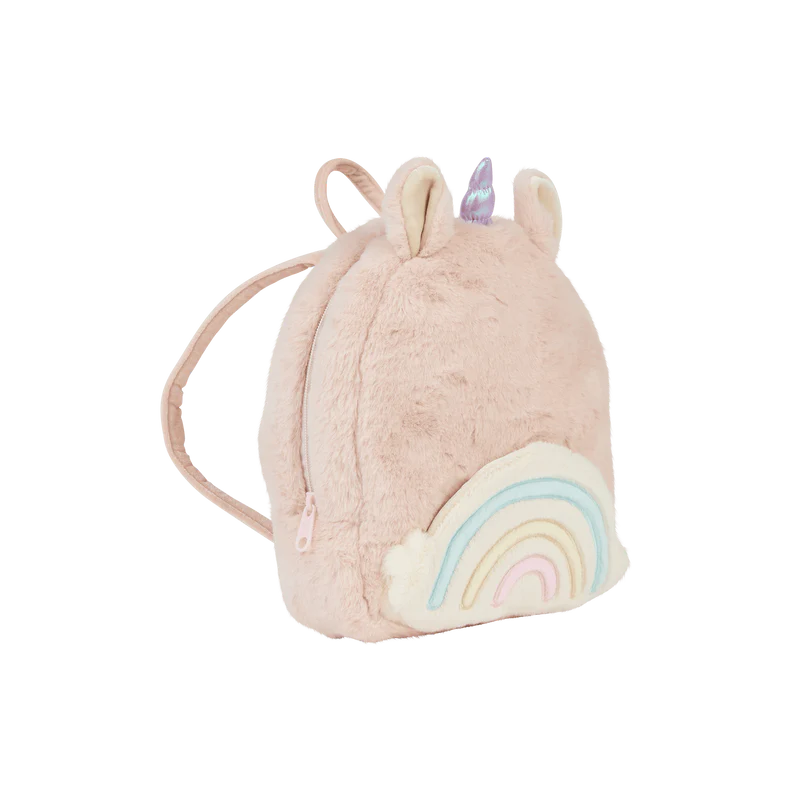 Olli Ella Hopalong Unicorn Backpack- Pink