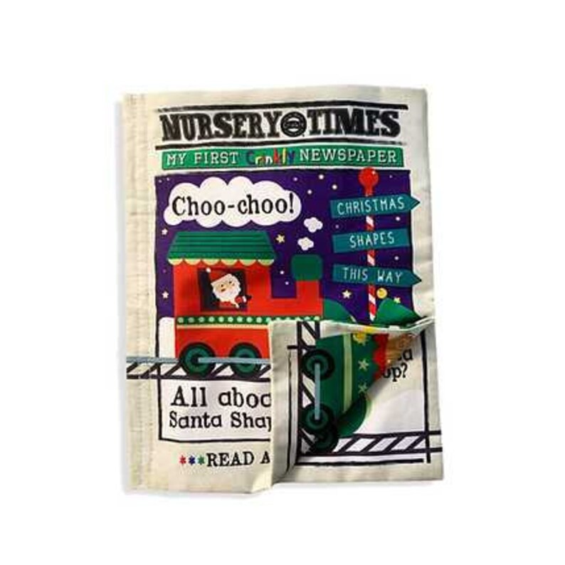 Nursery Times Crinkly Newspaper- Christmas Shapes