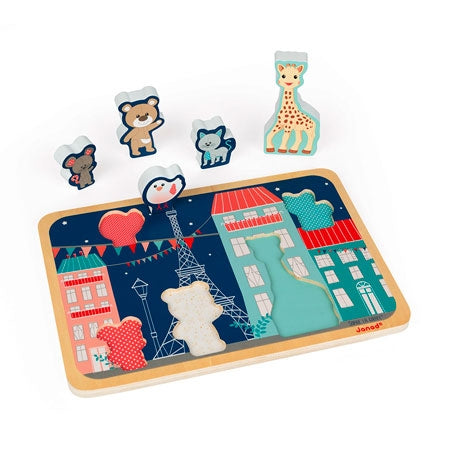 Janod Sophie La Giraffe Wooden Puzzle