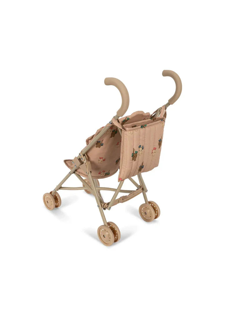 Konges Slojd Doll Stroller- Bow Kitty Pink