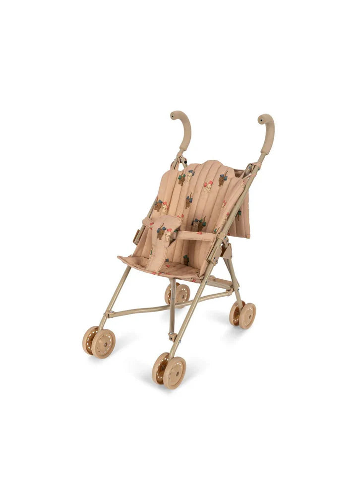 Konges Slojd Doll Stroller- Bow Kitty Pink
