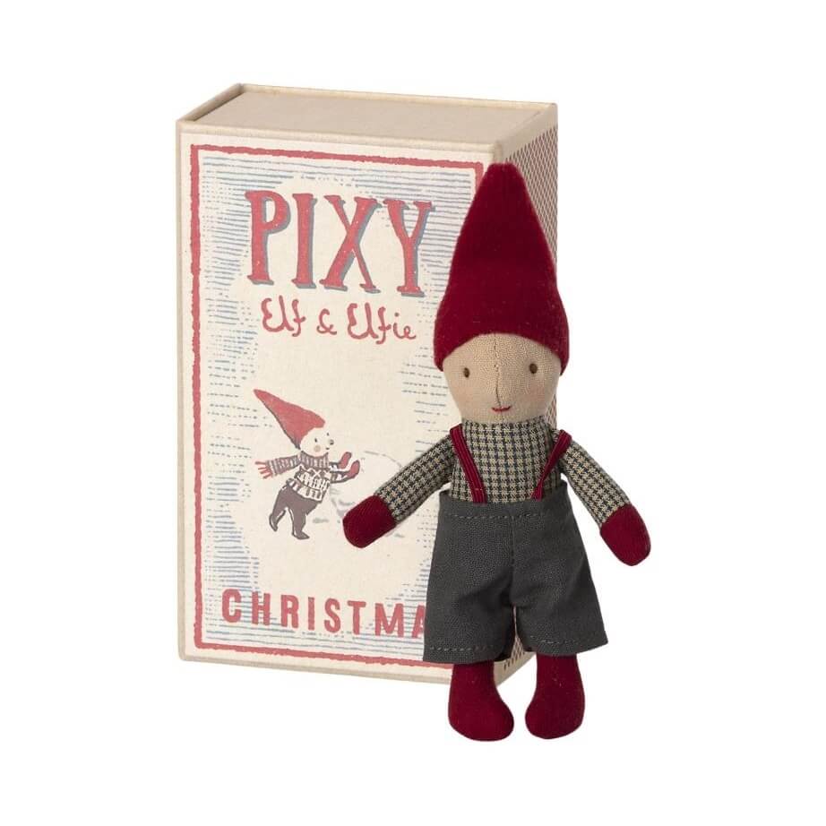 Maileg Pixy Elf in Matchbox