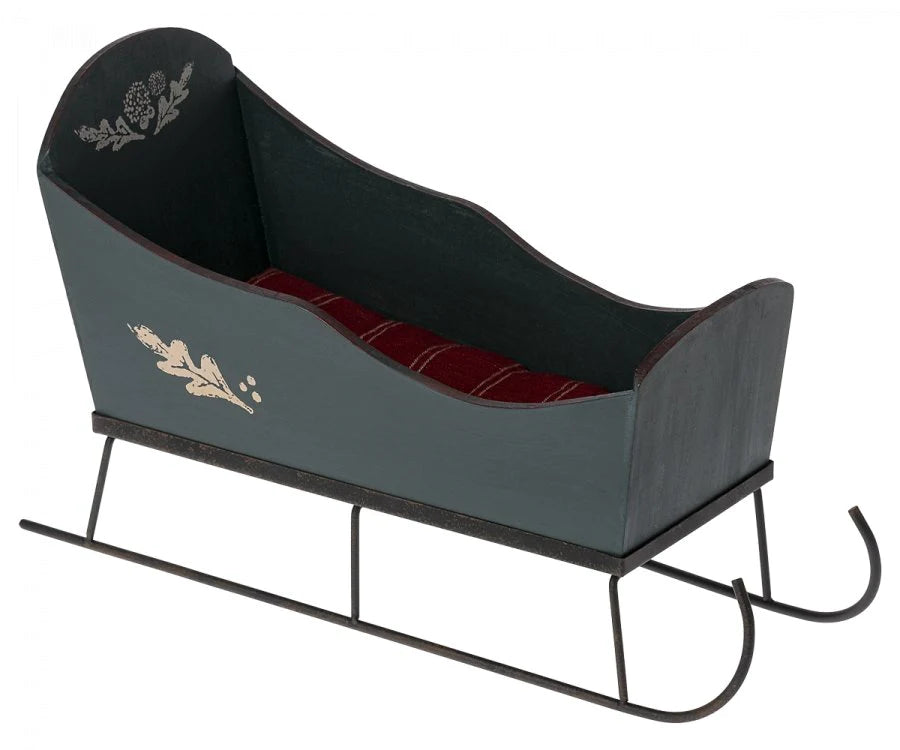 Maileg Sleigh, Medium- Green