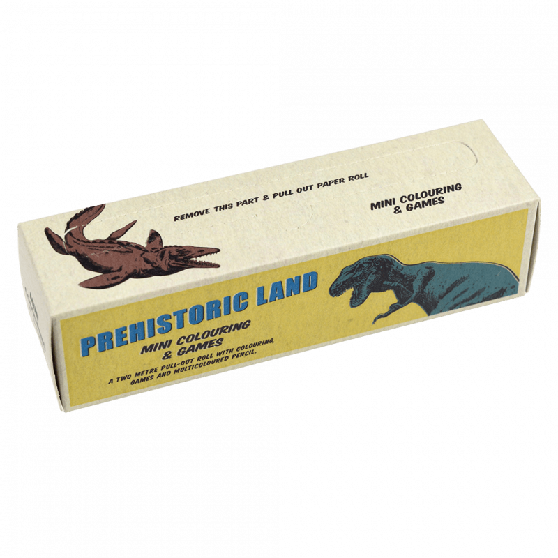 Rex London Mini Colouring & Games- Dinosaur