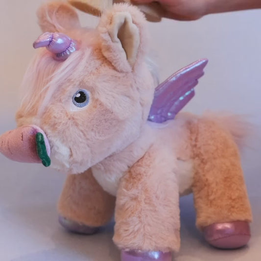 Olli Ella Dinkum Unicorn Shimmer-Pink