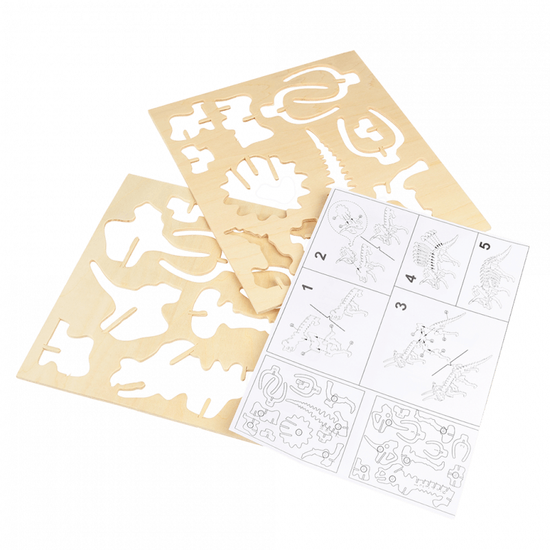 Rex London 3D Wooden Puzzle- Triceratops