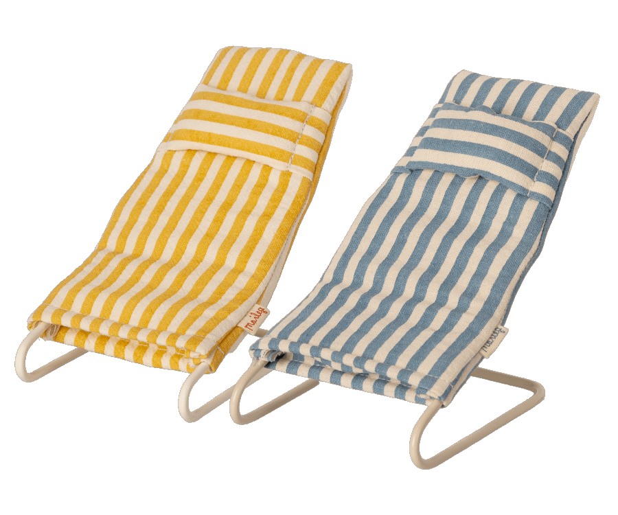 Maileg Beach Chair Set, Mouse