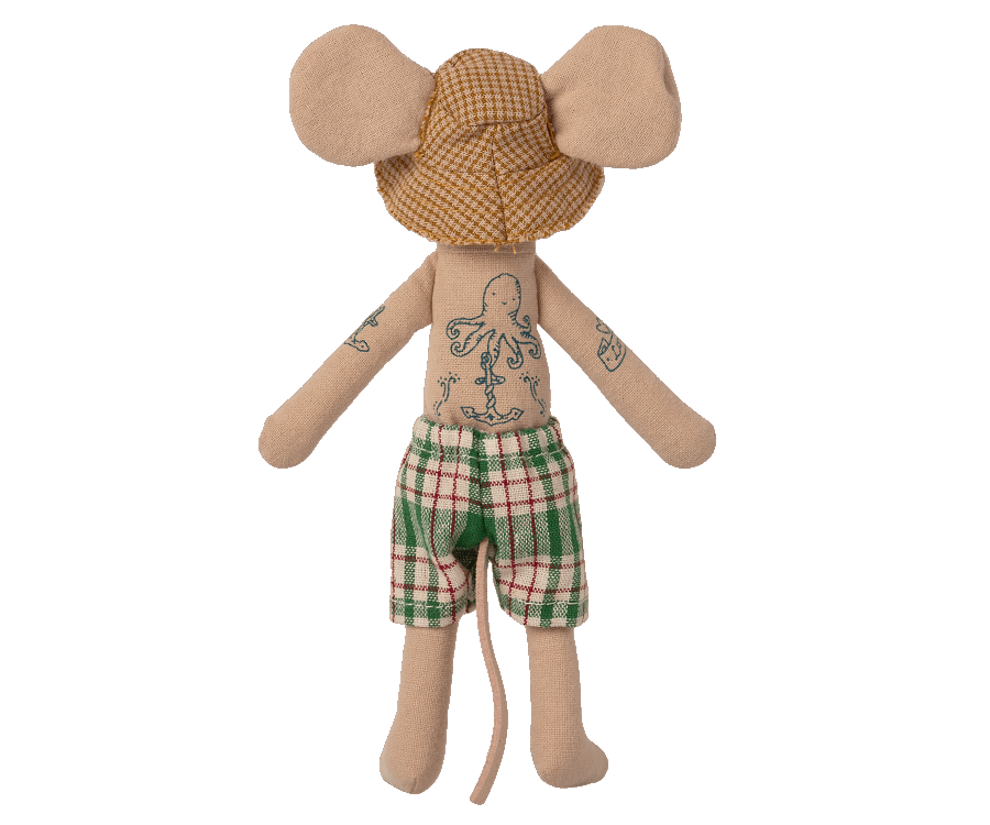 Maileg Beach Mice, Dad in Cabin de Plage