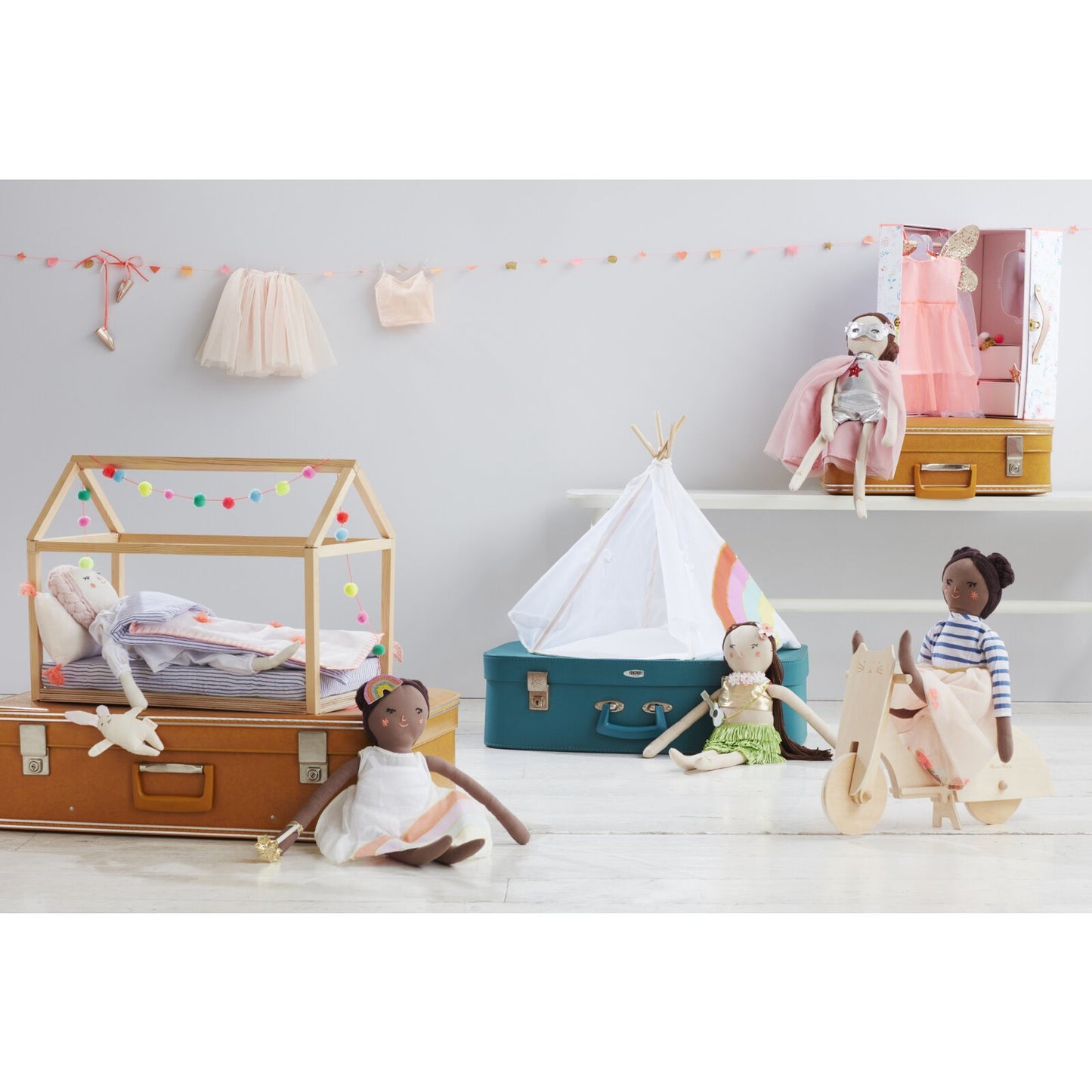 Meri Meri Rainbow Tipi Dolly Accessory