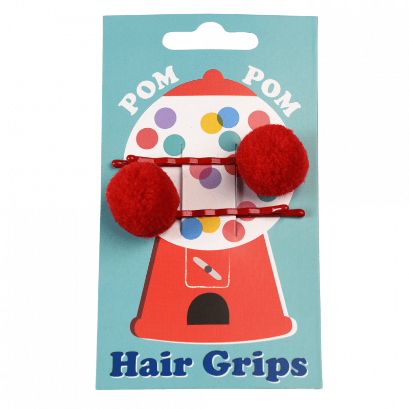 Rex London Pom Pom Hair Clips