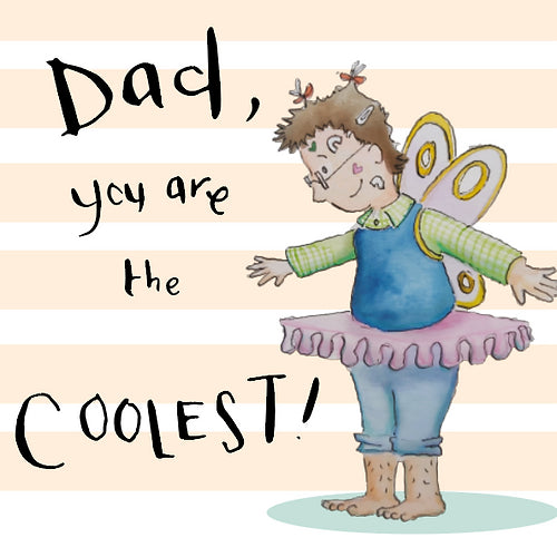 Hanxmade Dad you're the Coolest Card