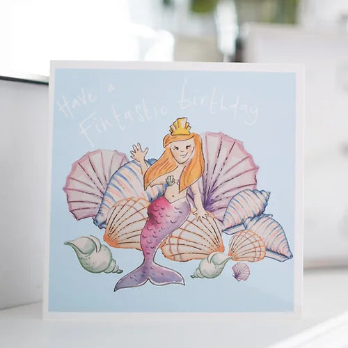 Hanxmade Beautiful Mermaid Birthday Card