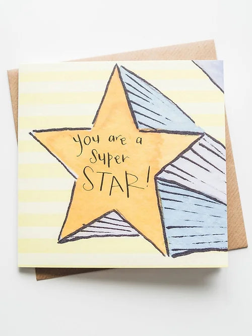Hanxmade Super Star Greetings Card
