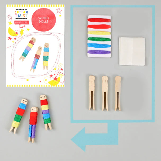 Cotton Twist Make Your Own Worry Dolls Kit