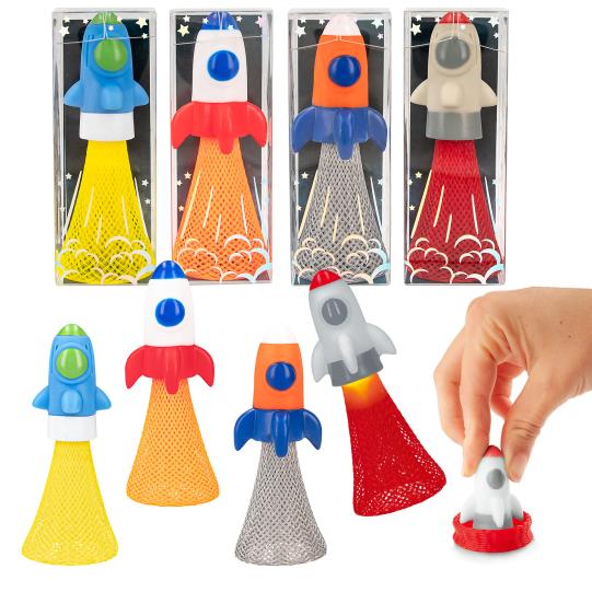 Jumping Rocket with LED Spacefun