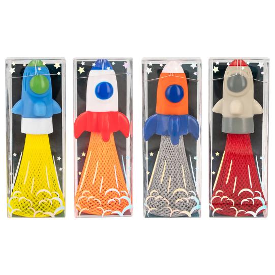 Jumping Rocket with LED Spacefun