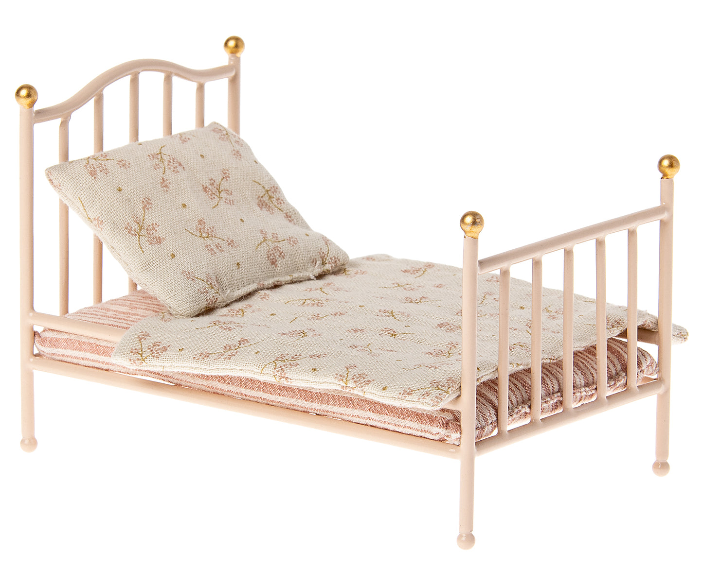 Maileg Vintage Bed, Mouse- Rose