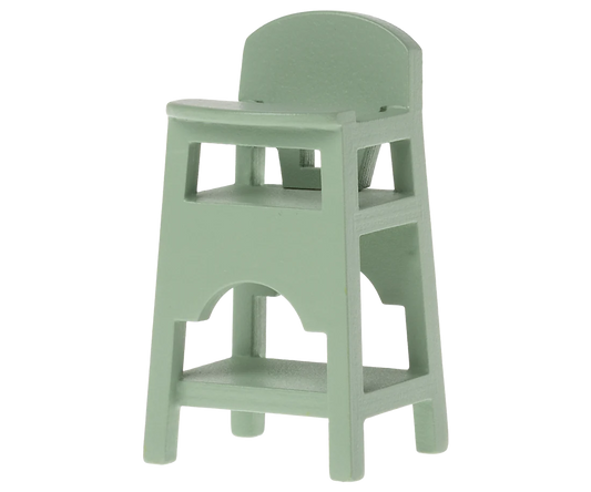 Maileg High Chair, Mouse- Mint