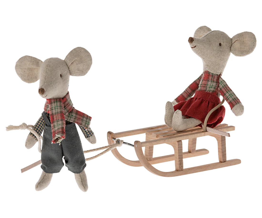 Maileg Sled, Mouse