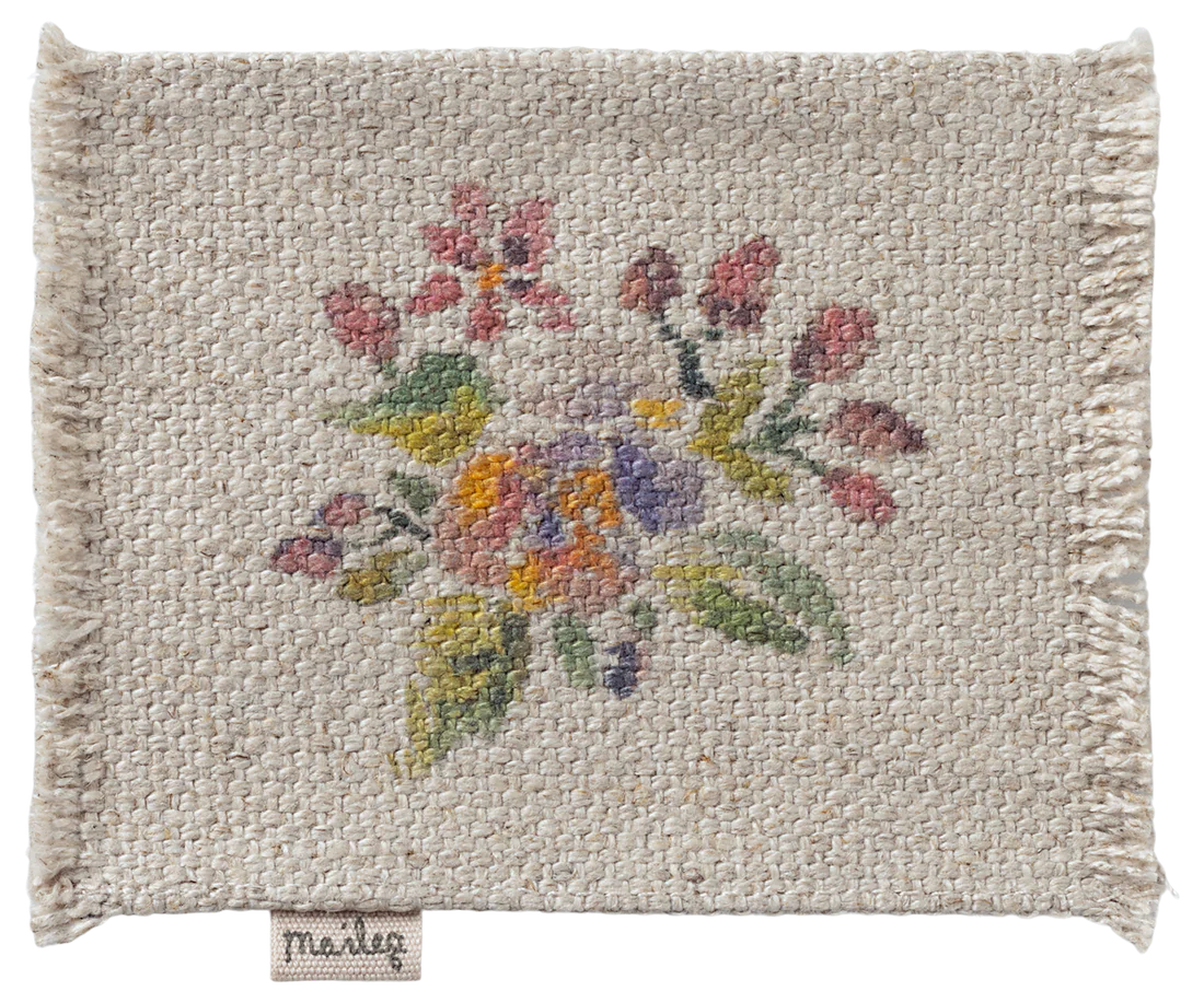 Maileg Rug, Flowers- Small