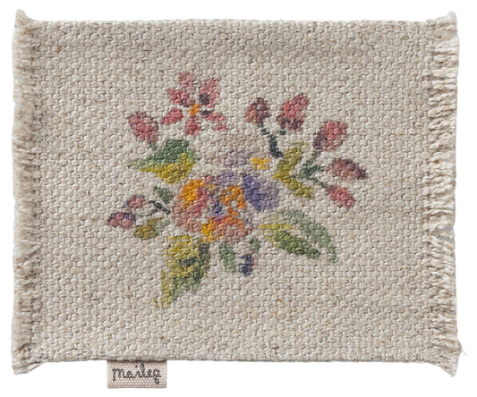 Maileg Rug, Flowers- Small