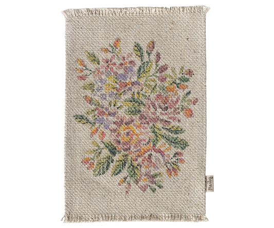 Maileg Rug, Flowers- Medium