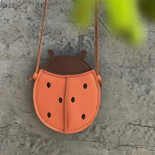Leather Ladybird Crossbody Bag
