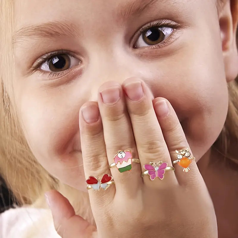 Mini Metal Rings, Various Designs