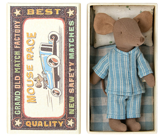 Maileg Big Brother Mouse in Matchbox