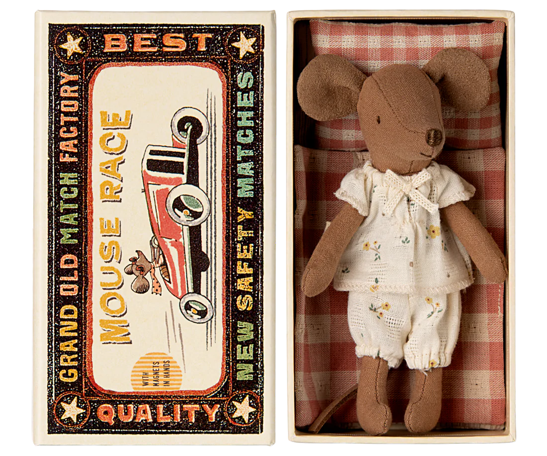 Maileg Big Sister Mouse in a Matchbox