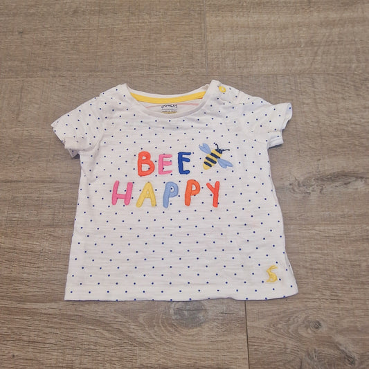 8411006 Joules T-shirt 3-6mths