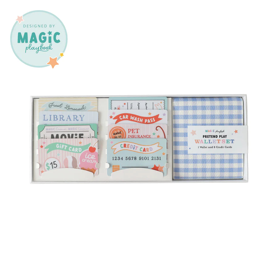 Magic Playbook, Pretend Play Wallet & Credit Card Set