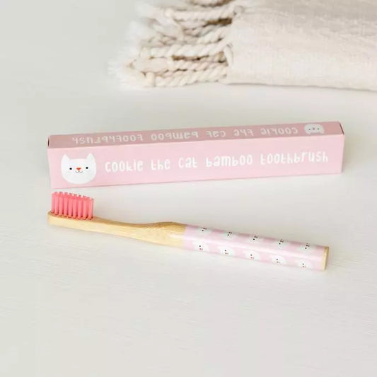 Rex London Cookie The Cat Bamboo Toothbrush