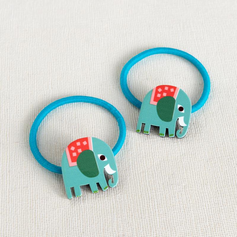 Rex London Wild Wonders Elephant Hair Bands (2 pack)