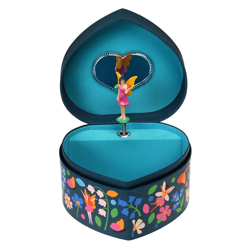 Rex London Fairies In The Garden Heart Jewellery Box