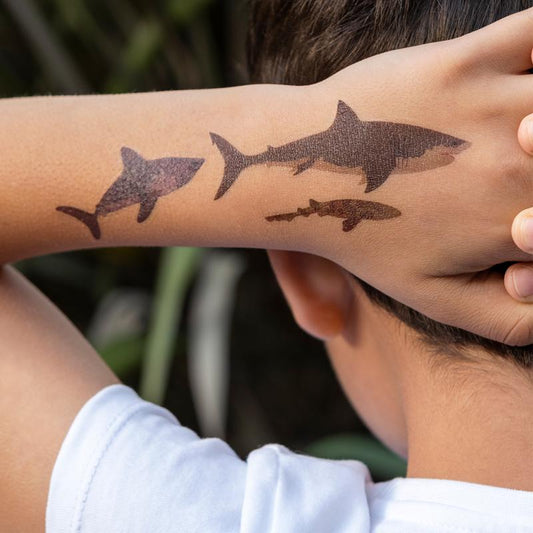 Rex London Sharks Temporary Tattoos