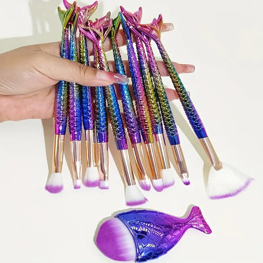 Mermaid Make Up Brushes