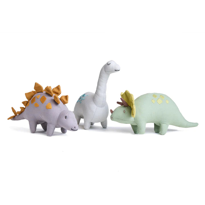 Threadbear Design Ltd. Bronty Linen Dinosaur Toy