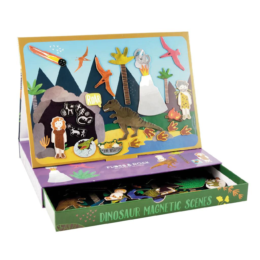 Floss & Rock Dinosaur Magnetic Play Scene